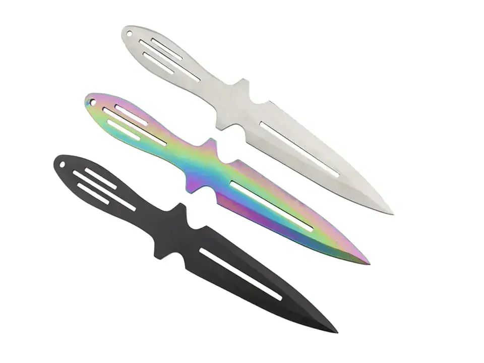 Nože vrhacie Tomahawk Tripple Rainbow