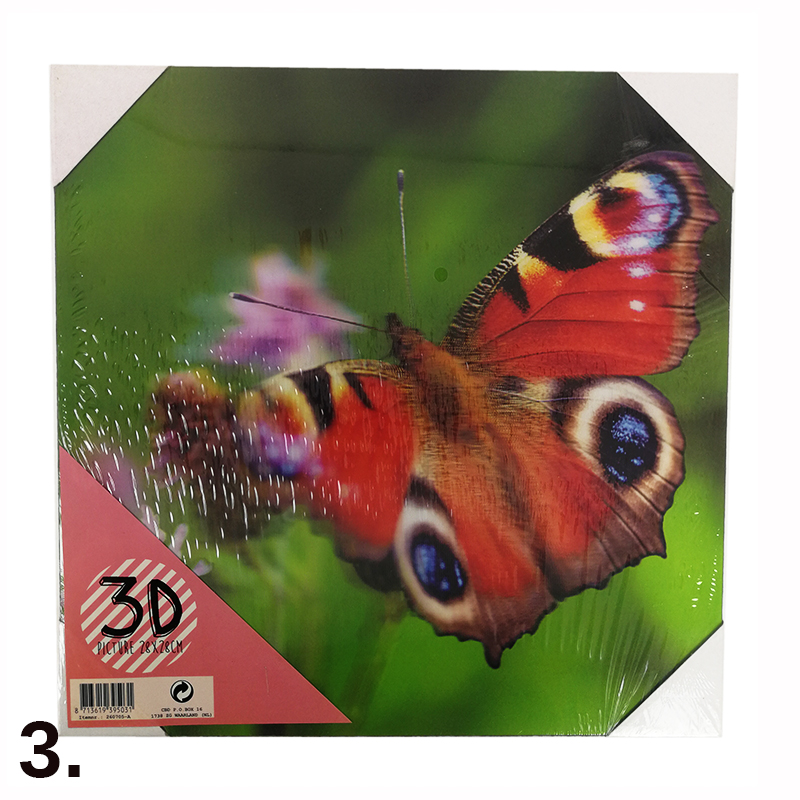 Obraz drevený 3D 28x28cm rôzne vzory