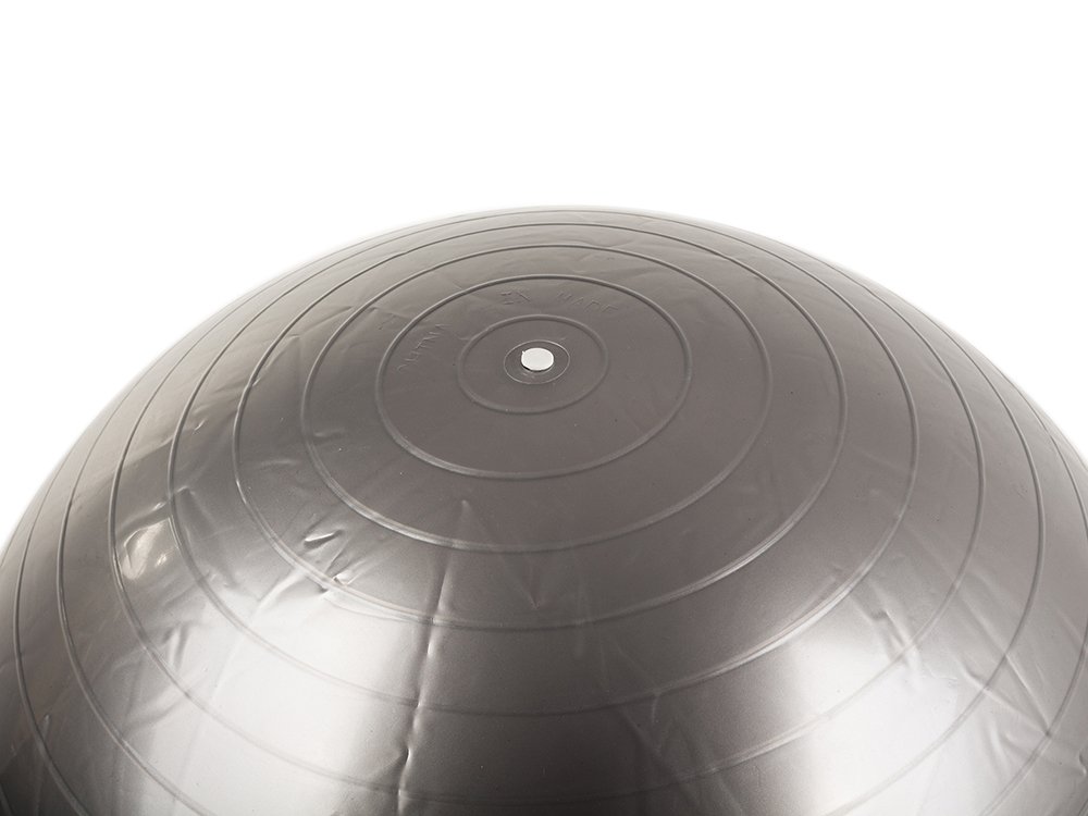 FitBall Gymnastická lopta s pumpou 75cm strieborná
