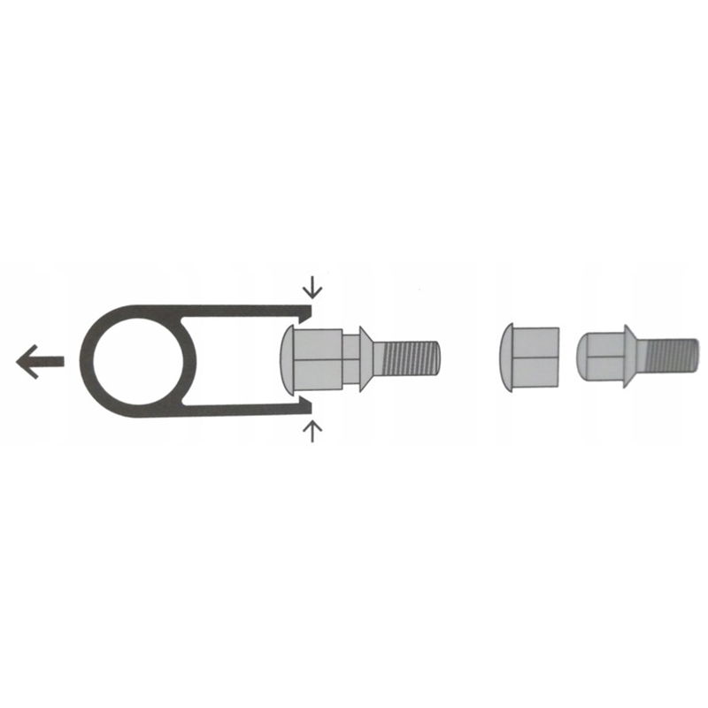 Krytky na skrutky kolies 17 mm čierne