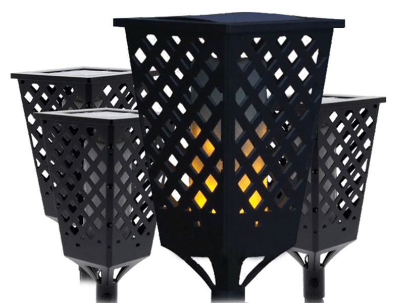 Solárna záhradná lampa - pochodeň