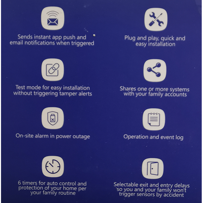 Chuango wifi alarm systém
