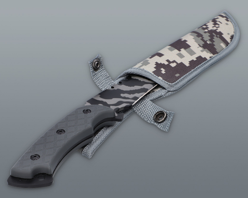Nôž taktický Columbia 1018A kamufláž 29/19cm