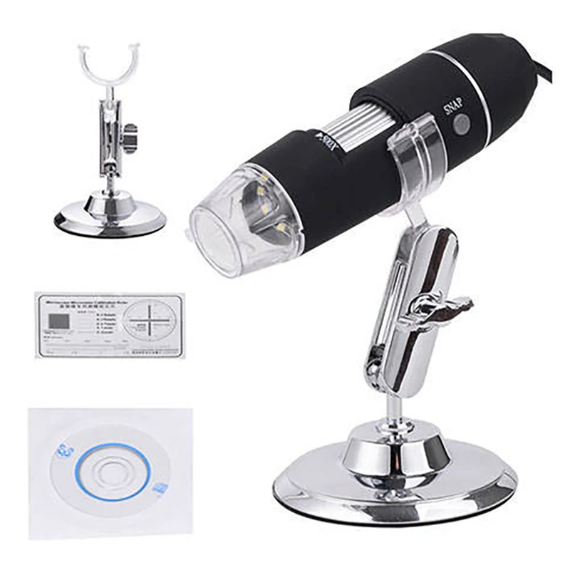 Mikroskop digitálny USB 1000x + 8 x LED SMD