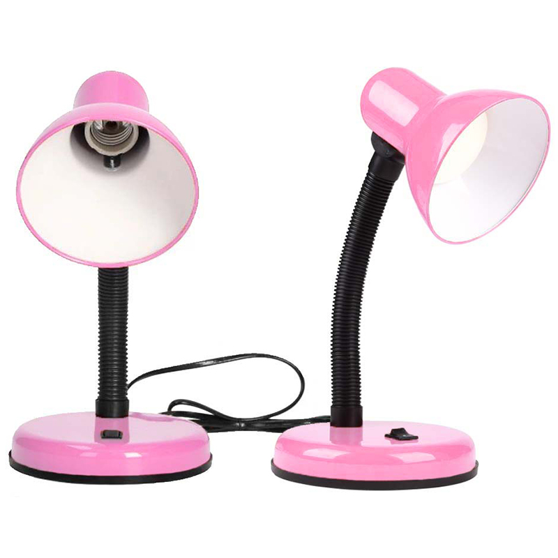 Lampa stolová ružová