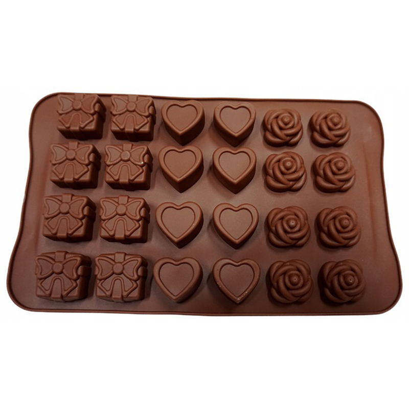 Silikónová forma na čokoládvé pralinky alebo ľadové kocky