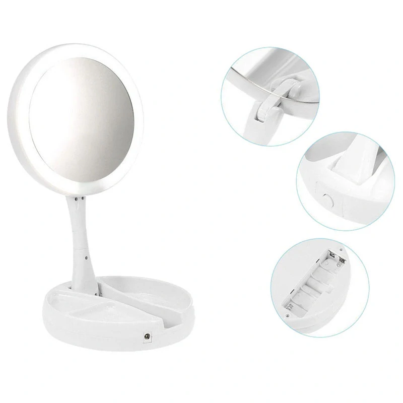 Kozmetické zrkadlo LED