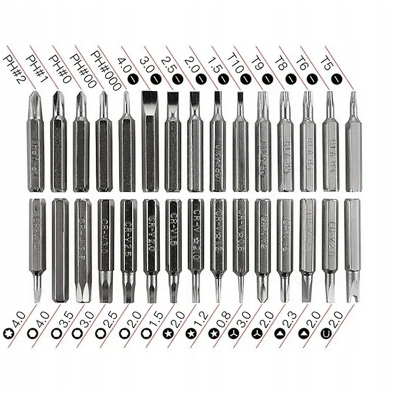 Skrutkovač s magnetickými bitmi 7389C 32v1