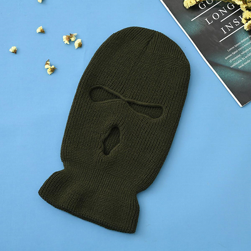 Kukla na hlavu Balaclava zelená