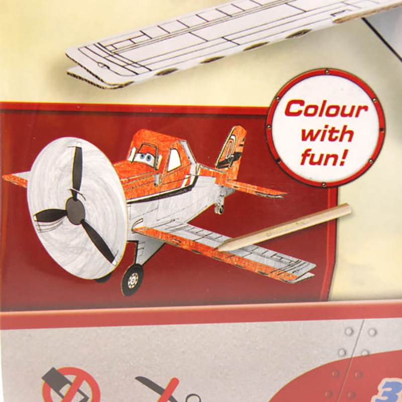 Disney Planes Kreatívna sada 3D na maľovanie + farbičky 12 farieb