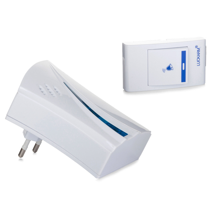Luckarm A8610 - Bezdrôtový zvonček 220V + 1 tlačidlo