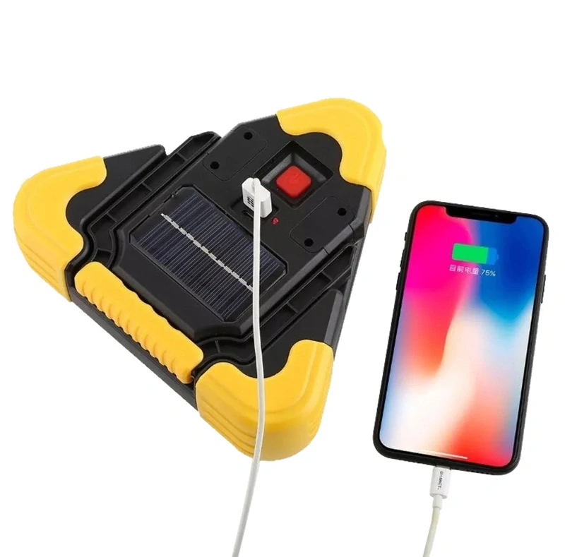 Výstražný LED trojuholník s powerbankou