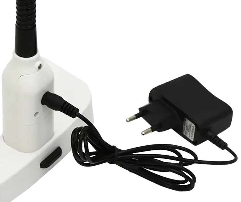 Stolná kozmetická lupa 10x s lampou 21LED