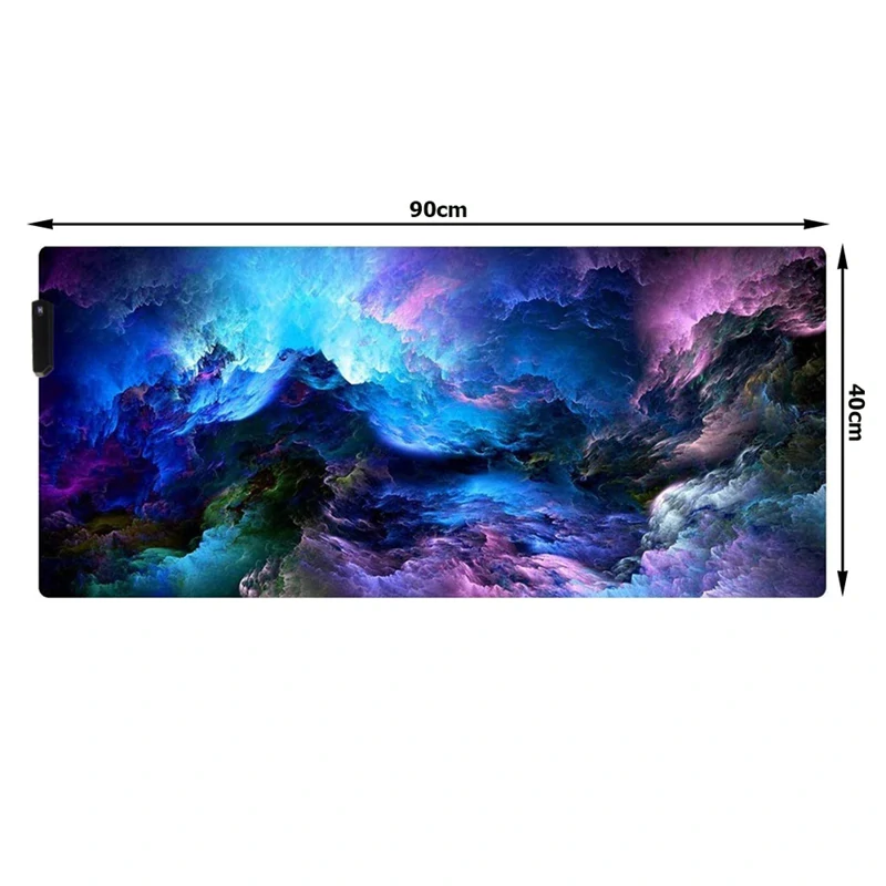 Hráčska podložka pod myš RGB 90x40cm