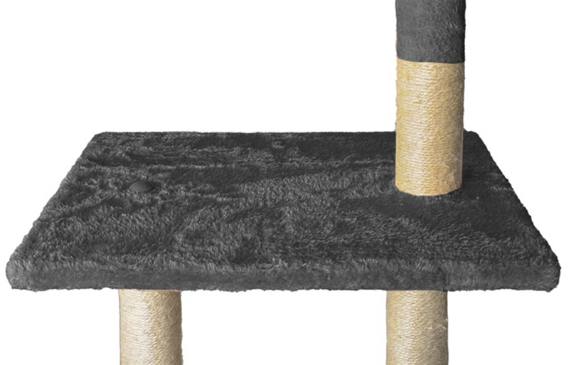 Mačací škrabací strom 138cm sivý