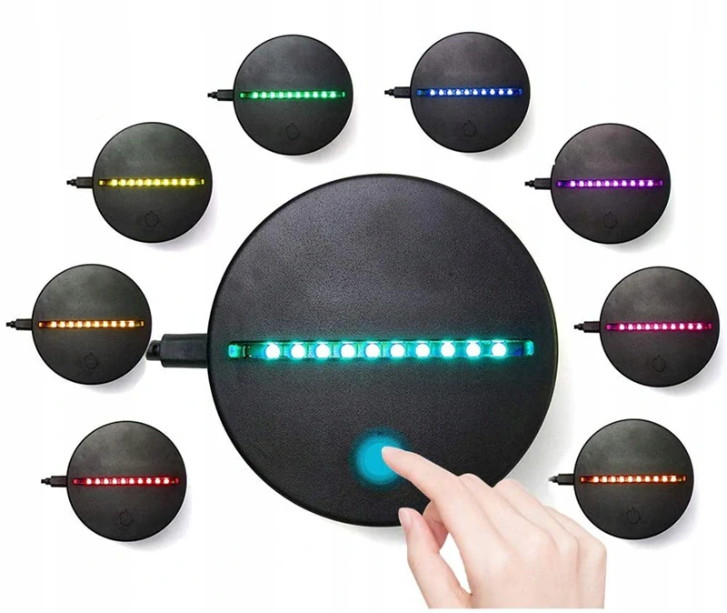 Lampa do detskej izby 3D LED Lopta s diaľkovým ovládaním