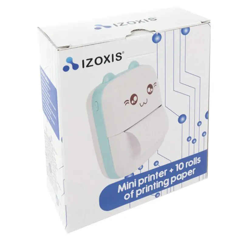 Izoxis prenosná termo tlačiareň mini