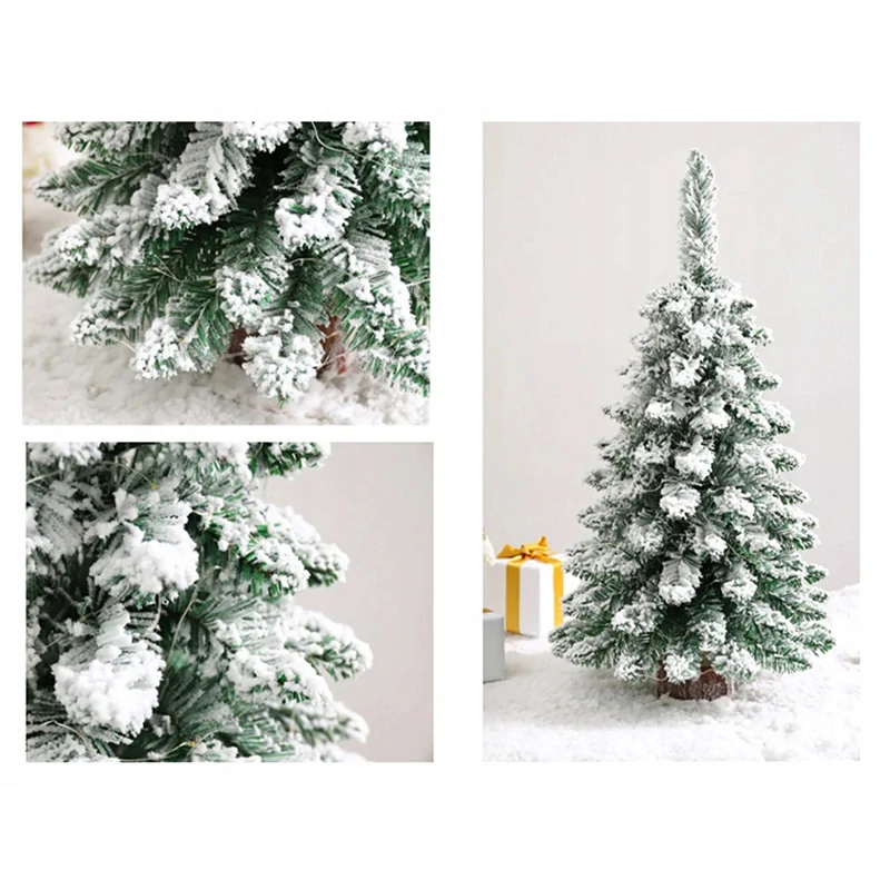 Vianočný stromček na pníku 50cm zasnežený