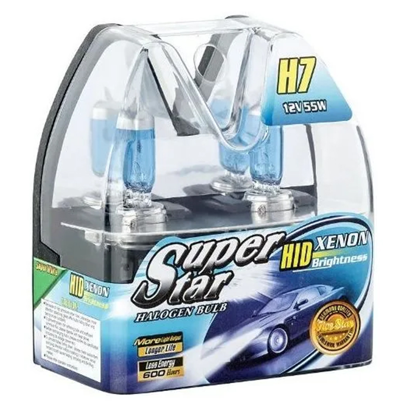 Sada 2ks autožiaroviek do svetlometov H7 55W xenon 5000k 12V