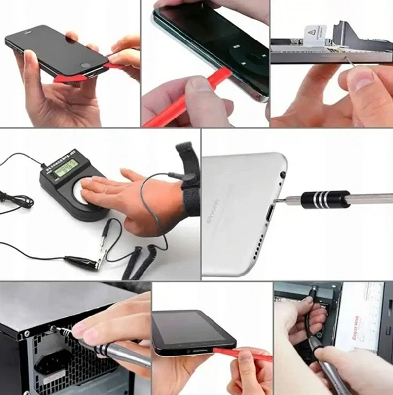 Sada náradia na opravu elektroniky 115 ks