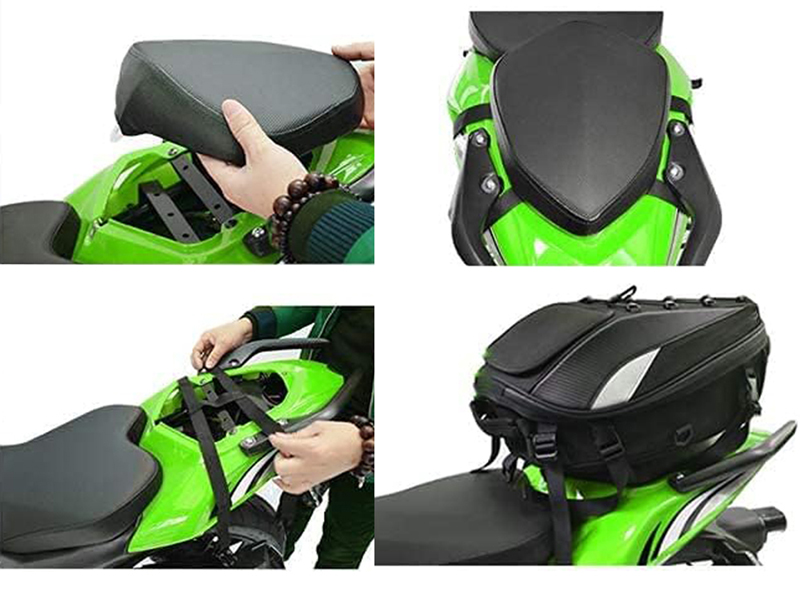 Vodeodolná taška sedadlo motocykla a batoh 2v1 39L