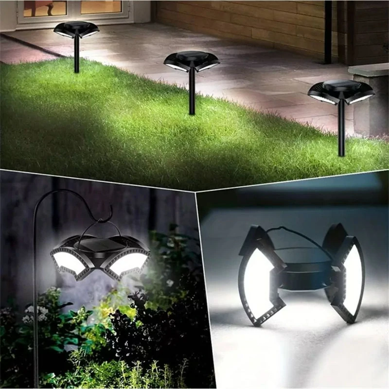 Záhradná solárna lampa 304LED 50cm