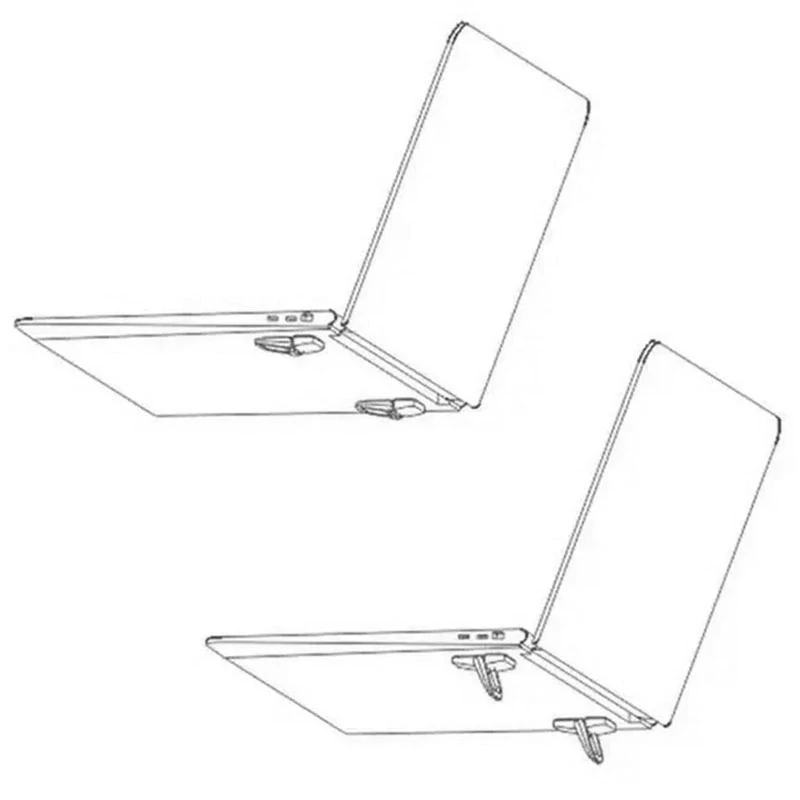 Hliníkové nožičky pod notebook strieborné – 2 ks