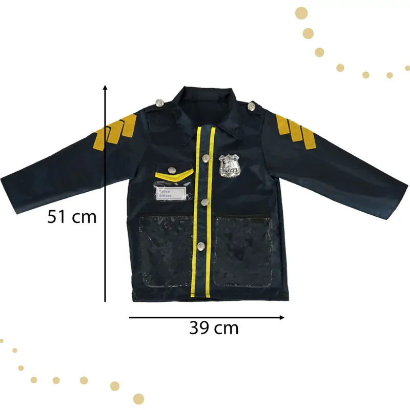 Kostým Policajt pre deti 3-8 rokov