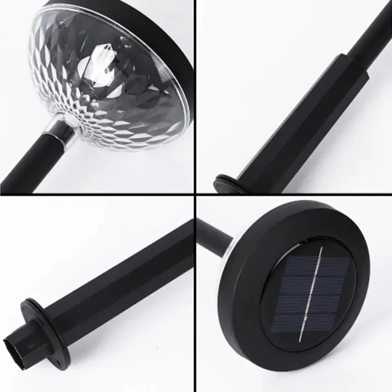 Záhradná solárna LED lampa Ufo 2ks