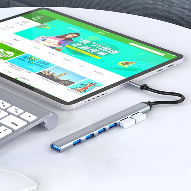 USB Hub 1×3.0 + 6×2.0 slim – 7-portový aktívny rozbočovač