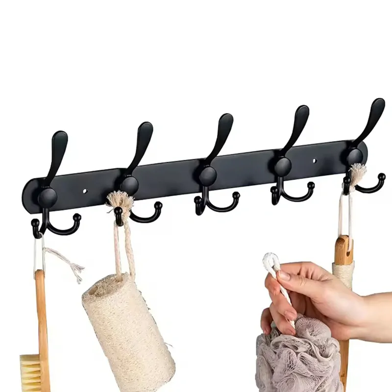 Nástenný vešiak 45cm čierny
