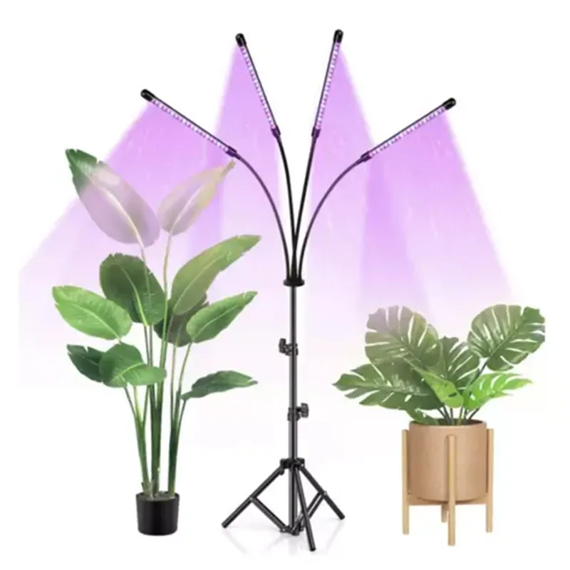Lampa na podporu rastu rastlín 4-ramenná