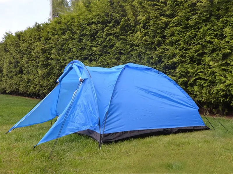 Turistický stan pre 2 osoby so sieťkou proti hmyzu 205x150x105cm