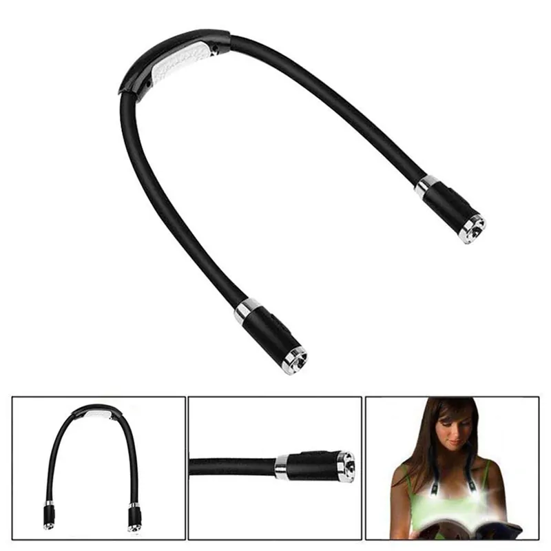 LED Lampa na krk na čítanie