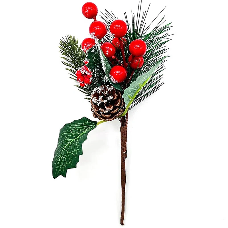 Vianočná dekoračná vetvička 23cm