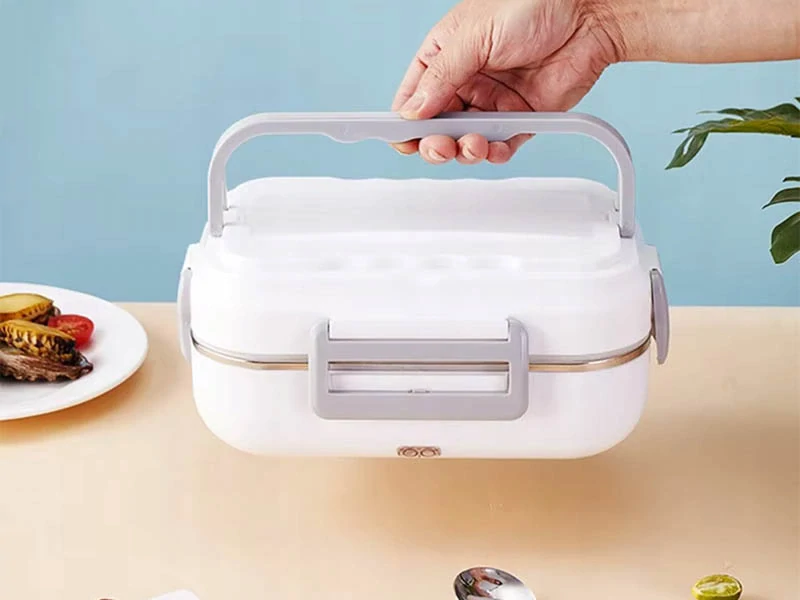 Obedár Lunchbox ohrievací 12V/220V 900ml biely