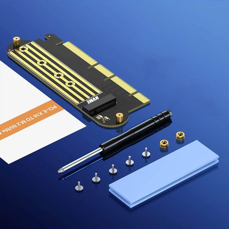 Adaptér PCI-E x16 na M.2 NVMe