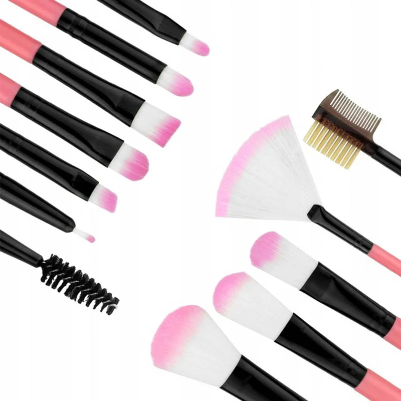 Kozmetické štetce na make up 12ks s puzdrom