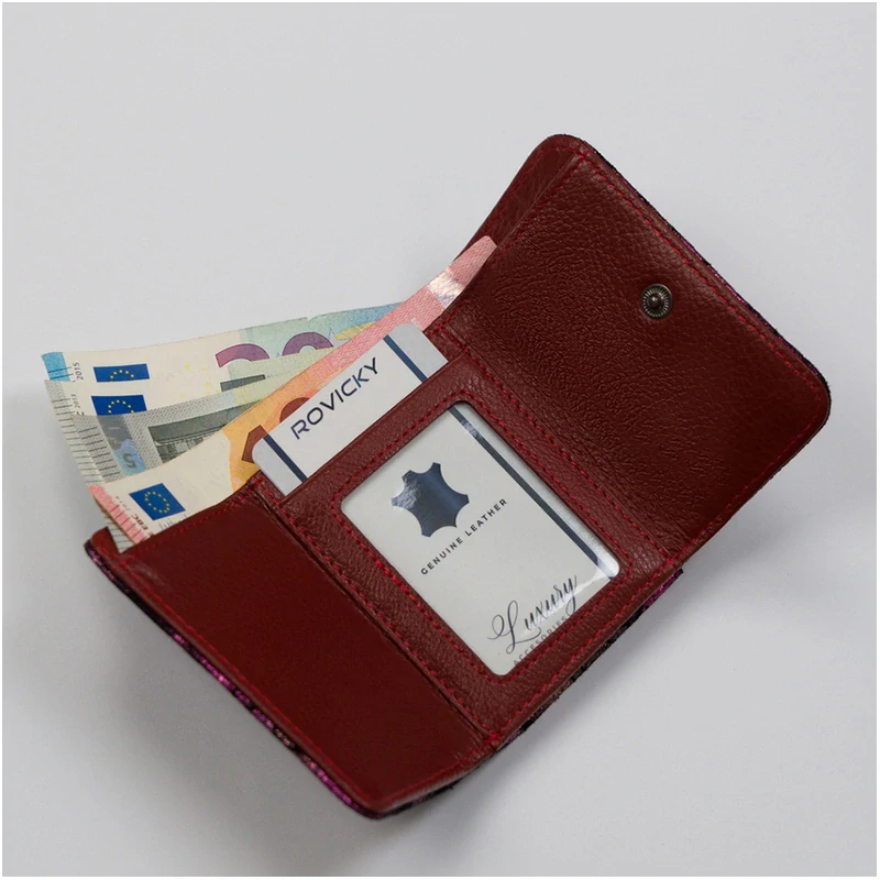 Lorenti - Peňaženka dámska kožená 55287-MD-6494 Purple