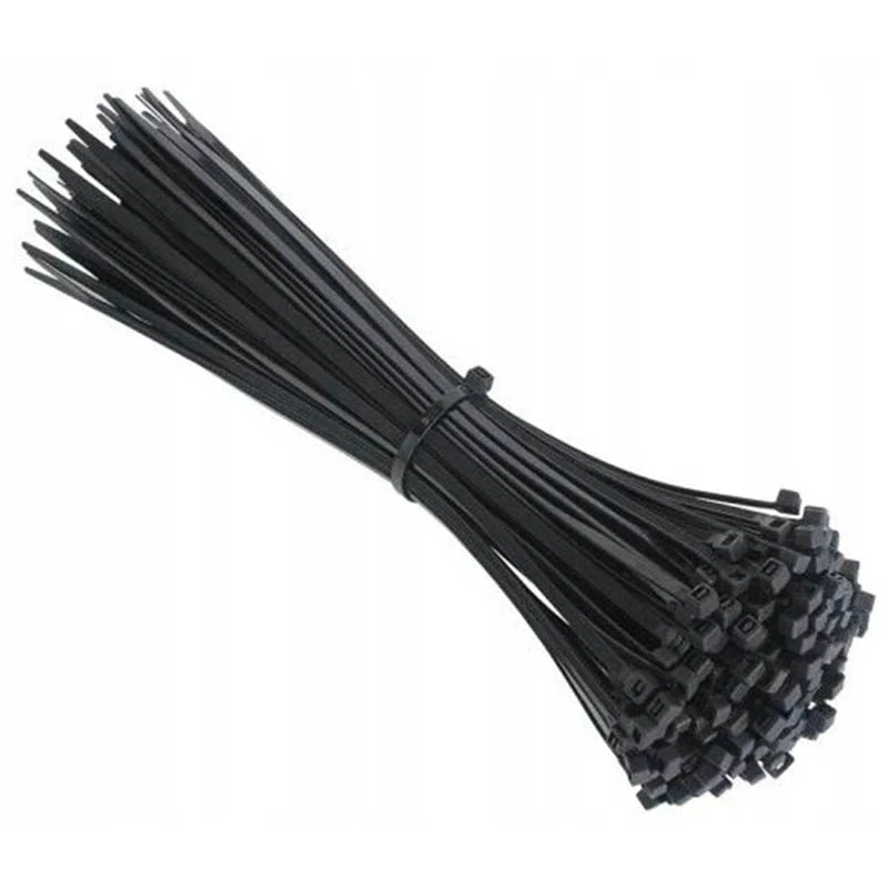 Sťahovacie pásky čierne 100ks - 100mm x 1,9mm