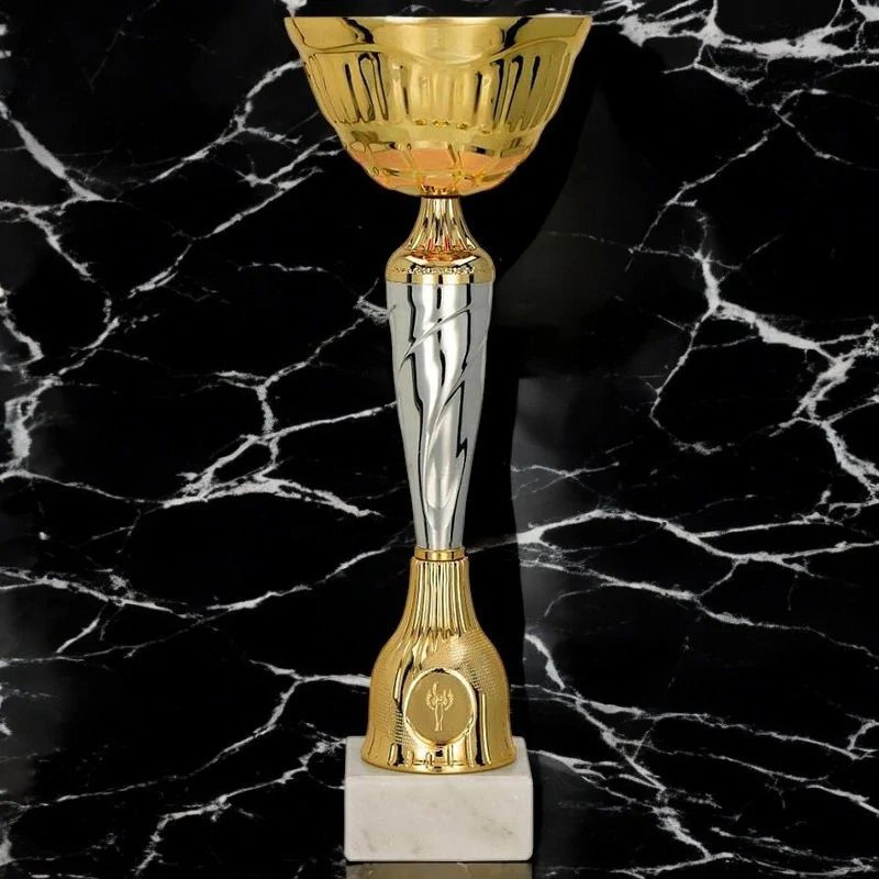 Pohár zlatý/strieborný - 29 cm