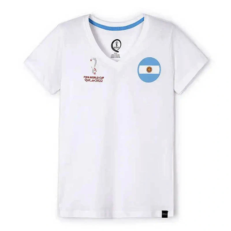 Dámske tričko Argentina CORE – oficiálny dizajn FIFA World Cup™: veľkosť "M"