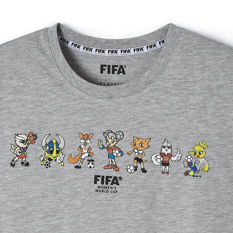 FIFA Women’s World Cup™ – sivé tričko s maskotmi: veľkosť "M"