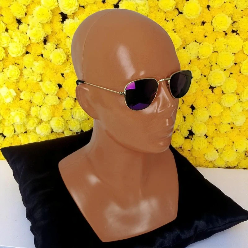 Unisex slnečné okuliare s kovovým rámom a UV ochranou