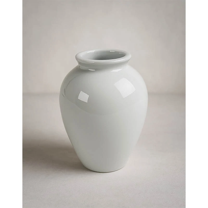Porcelánová Váza biela - Reutter Porzelan: 9 x 6,5 x 4 cm