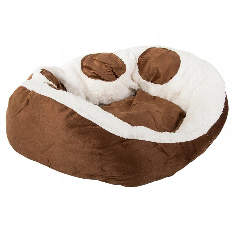 Plyšový pelech pre zviera 60cm hnedý