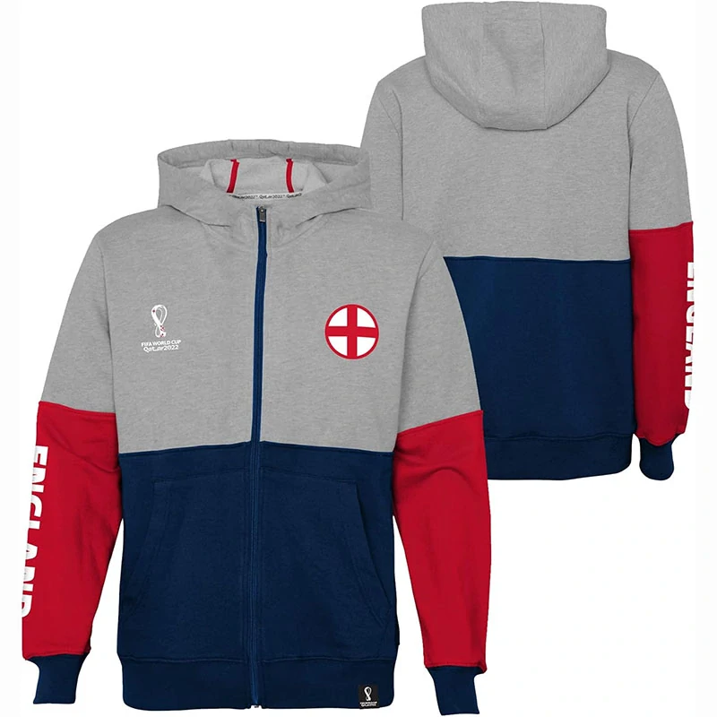 Detská športová bunda – England: unisex: veľkosť M 10-12 rokov