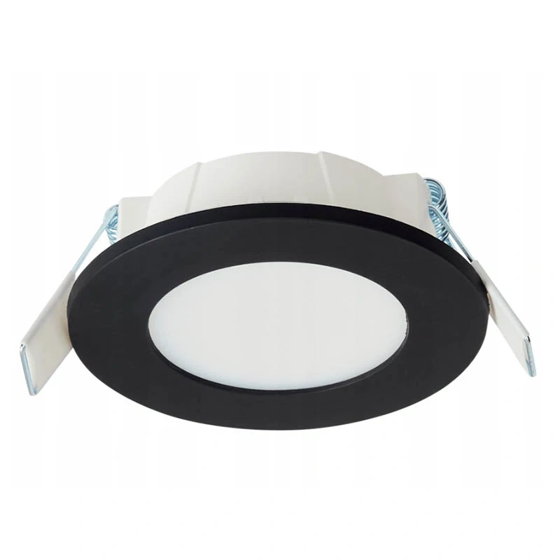 Vodotesné LED bodové svietidlo EMOS 4,5W, 345 lm, 2700K/4000K, IP65: čierne