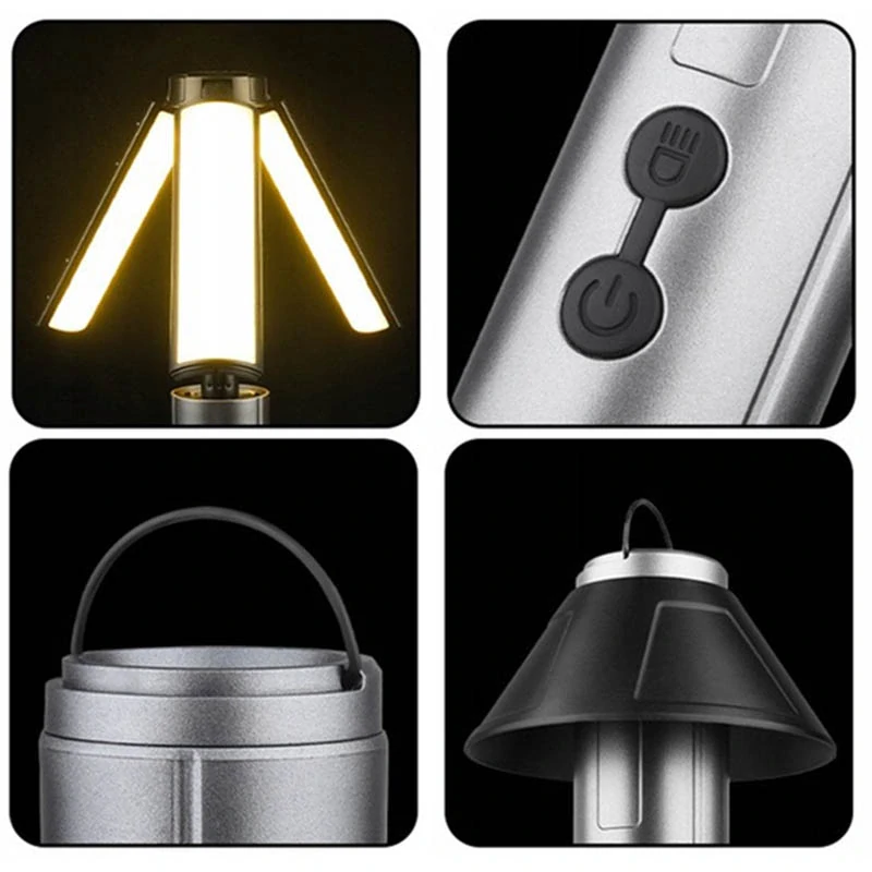 Lampa turistická LED teleskopická s funkciou baterky