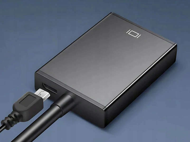 Kábel adaptér VGA – HDMI s jackom 3,5 mm a USB, Full HD